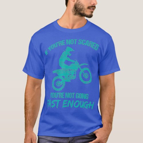 Funny Vintage Motocross Dirt Bike Gift Men Kids T_Shirt