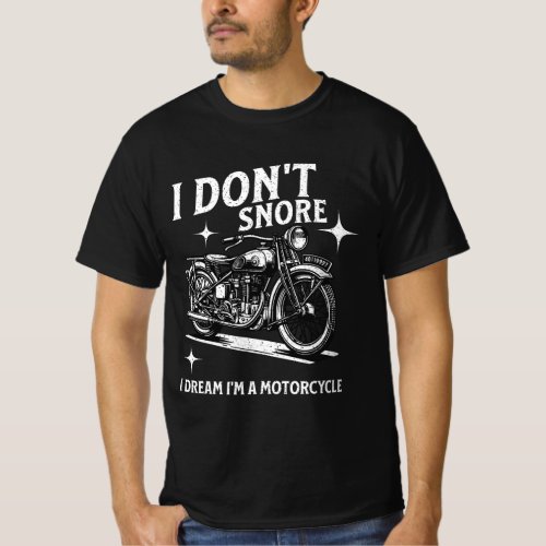 Funny vintage motorcycle T_shirt