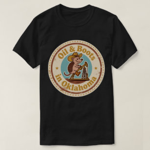 Funny Vintage Oklahoma Armadillo Cowboy Retro T-Shirt