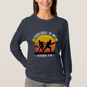 Funny Vintage Pickleball Grandad Design Pickleball T-Shirt