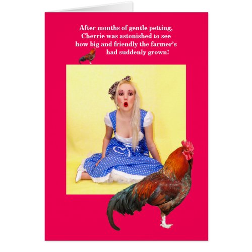 Funny Vintage Pinup Dirty Joke Valentines Card