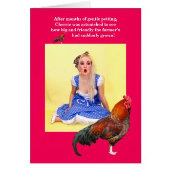Funny Vintage Pinup Dirty Joke Valentine's Card by Miss_Cherrie_Pin_Up at Zazzle