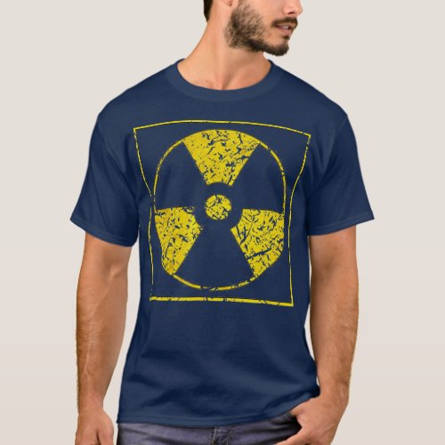 Funny Vintage Radioactive Nuclear War symbol T_Shirt