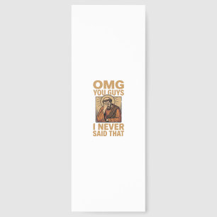 Funny Vintage Religious Facepalm Quote Shirt Desig Bookmarks