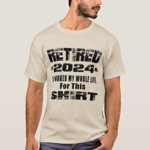 Funny vintage retirement t shirts for retired men