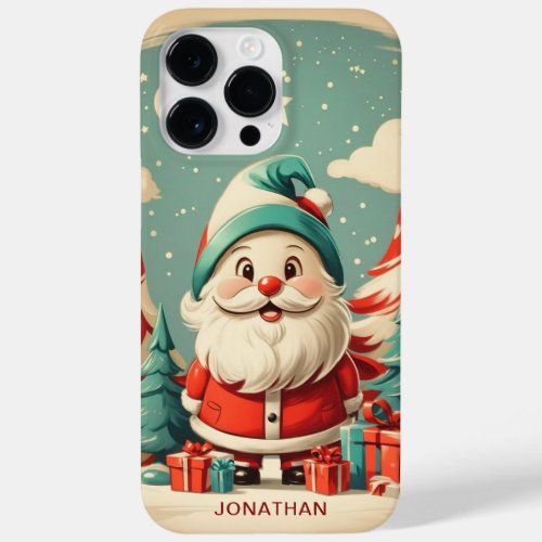 Funny Vintage Santa Christmas Fun  Case_Mate iPhone 14 Pro Max Case