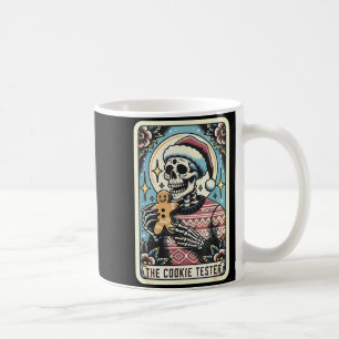 Funny Vintage Skeleton The Cookie Tester Tarot Car Coffee Mug