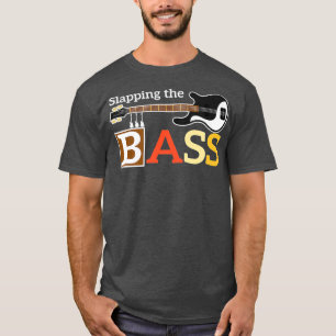 Funny Vintage Slapping the Bass For Bassist T-Shirt