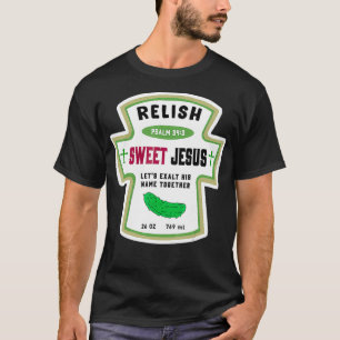 Funny vintage sweet relish pickles sauce Halloween T-Shirt