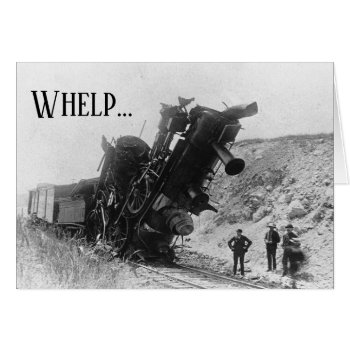Funny Vintage Train Wreck How's Your Day Going by TigerLilyStudios at Zazzle