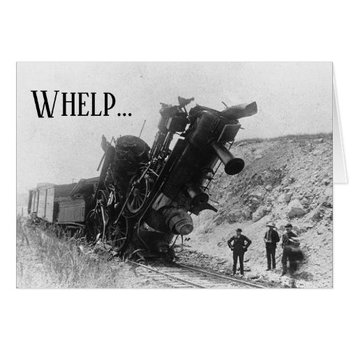 Funny Vintage Train Wreck Hows Your Day Going