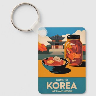 Funny Vintage Travel Korea Kimchi Humor Retro 