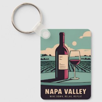 Funny Vintage Travel Napa Valley Wine Humor