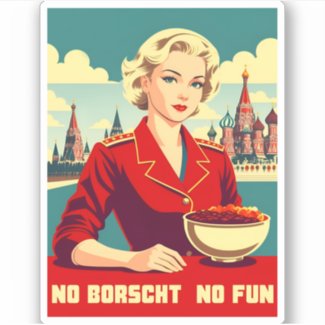Funny Vintage Travel Soviet USSR Cold War Humor