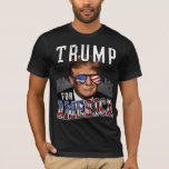Funny Vintage USA Sunglasses Donald Trump T-Shirt