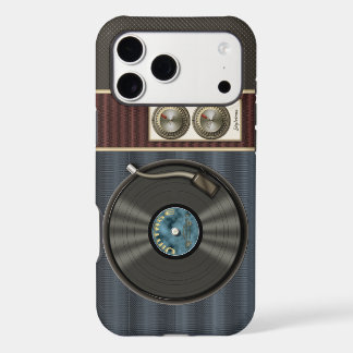 Funny Vintage Vinyl Record Player iPhone 17 Pro Max Case