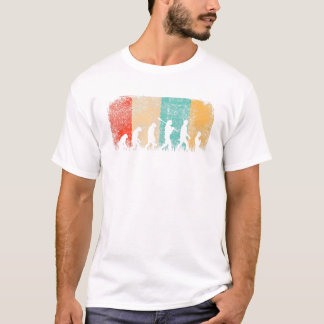 Funny Vintage Yoga Evolution Humor T-Shirt