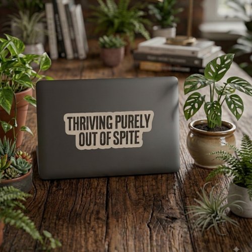 Funny Vinyl Sticker - Humor text die-cut decal