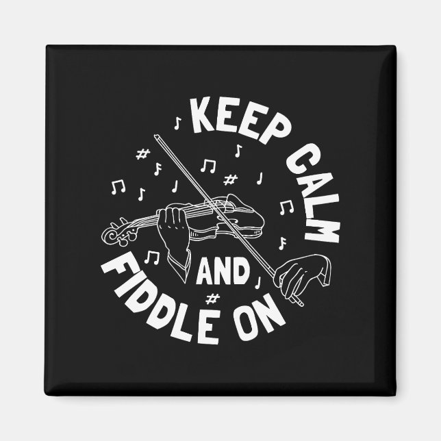 Funny Violin Violin Player Magnet (Front)