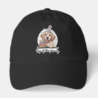 Funny "VIP of the Paw-ty" Dog Birthday Hat