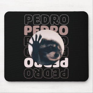 Funny Viral Pedro Dancing Raccoon Meme Pedro Mouse Pad