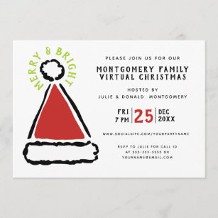 Virtual Christmas Party Invitations & Invitation Templates