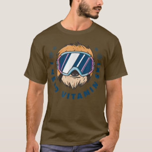 Funny Vitamin Snow Ski Lovers Men Women T T-Shirt