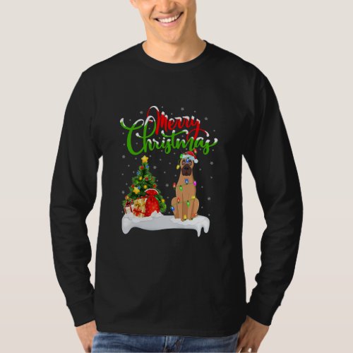 Funny Vizsla Dog Lover Xmas Lighting Vizsla T_Shirt