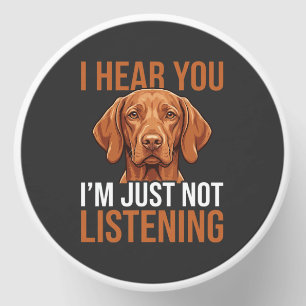 Funny Vizsla Not Listening Dog Quote Mini Candle Favors