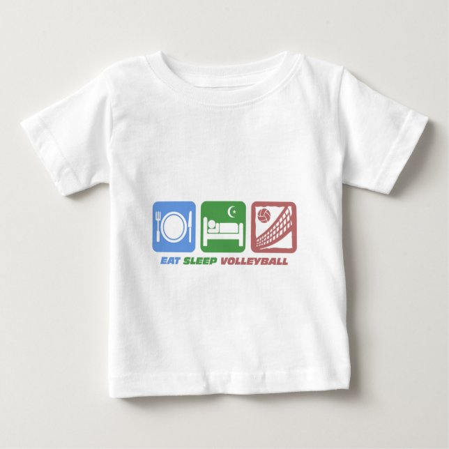 funny volleyball baby T-Shirt (Front)