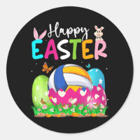 Funny Volleyball Ball Hatched From Egg Easter Day