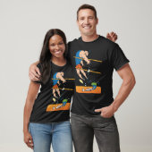 Funny Volleyball Black T-Shirt (Unisex)