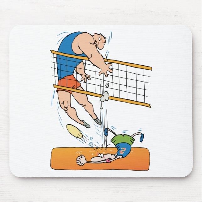 Funny Volleyball Gift Mouse Pad (Front)