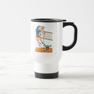 Funny Volleyball Gift Travel Mug