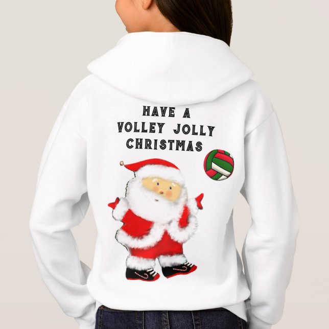 Funny Volleyball Hoodie (Back)