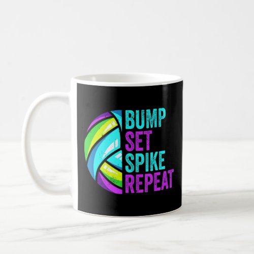 Funny Volleyball Lover Graphic For Women And Men V Coffee Mug