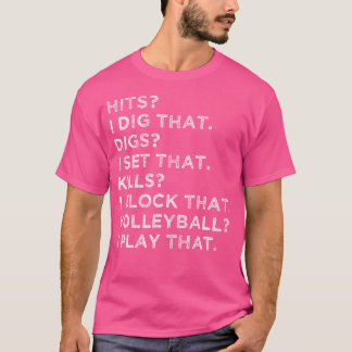 Funny Volleyball Player Shirt For Girls Gift