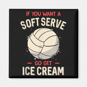 Funny Volleyball Shirt For Girls Teens Women Kids  Magnet