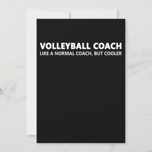 Funny Volleyball Trainer Definition Volleyball Invitation