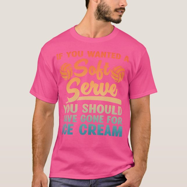 Funny Volleyball Volleyball Player T-Shirt (Front)