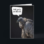 Funny Vulture Dark Humor Birthday Card<br><div class="desc">You know you're getting older when vultures are circling while you mow the grass... .a fun and (admittedly,  a bit dark) silly birthday card. Make someone's birthday special... especially when they have a kinda sick sense of humor!!</div>