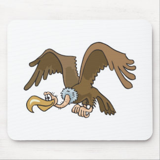 funny vulture mouse pad