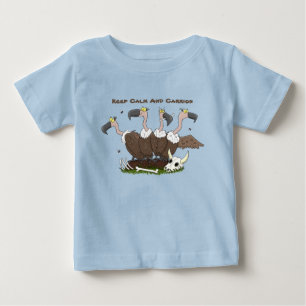 Funny vultures humour cartoon baby T-Shirt
