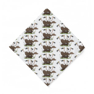 Funny vultures humour cartoon bandana
