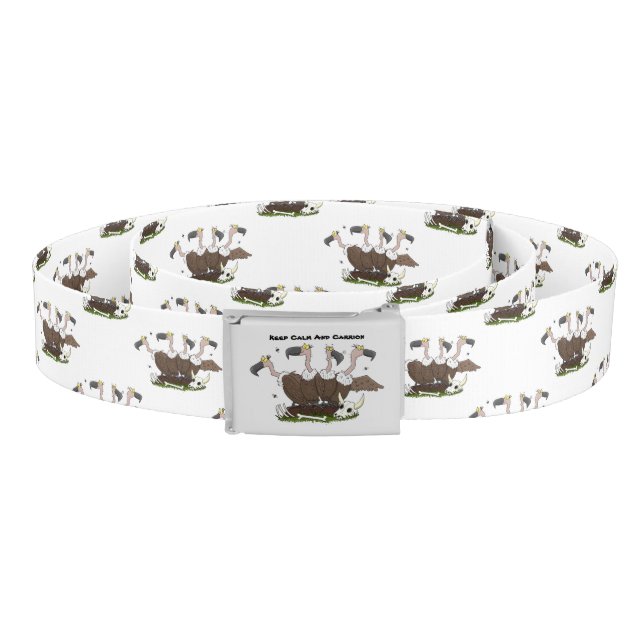 Funny vultures humour cartoon belt (Coil)