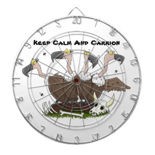 Funny vultures humour cartoon dart board