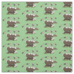 Funny vultures humour cartoon fabric