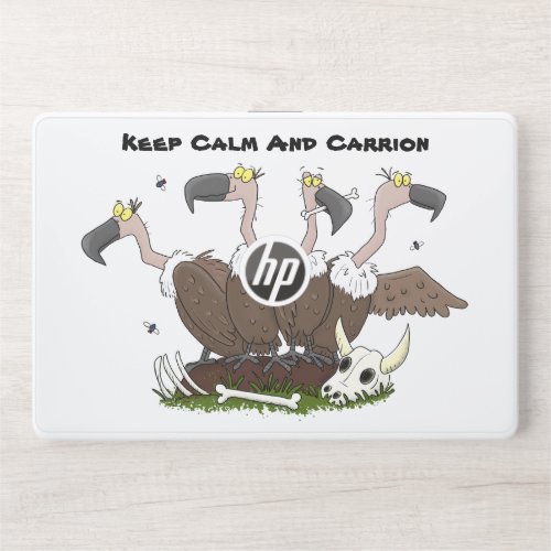 Funny vultures humour cartoon HP laptop skin