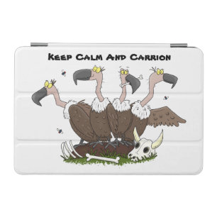 Funny vultures humour cartoon iPad mini cover
