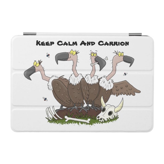 Funny vultures humour cartoon iPad mini cover (Horizontal)